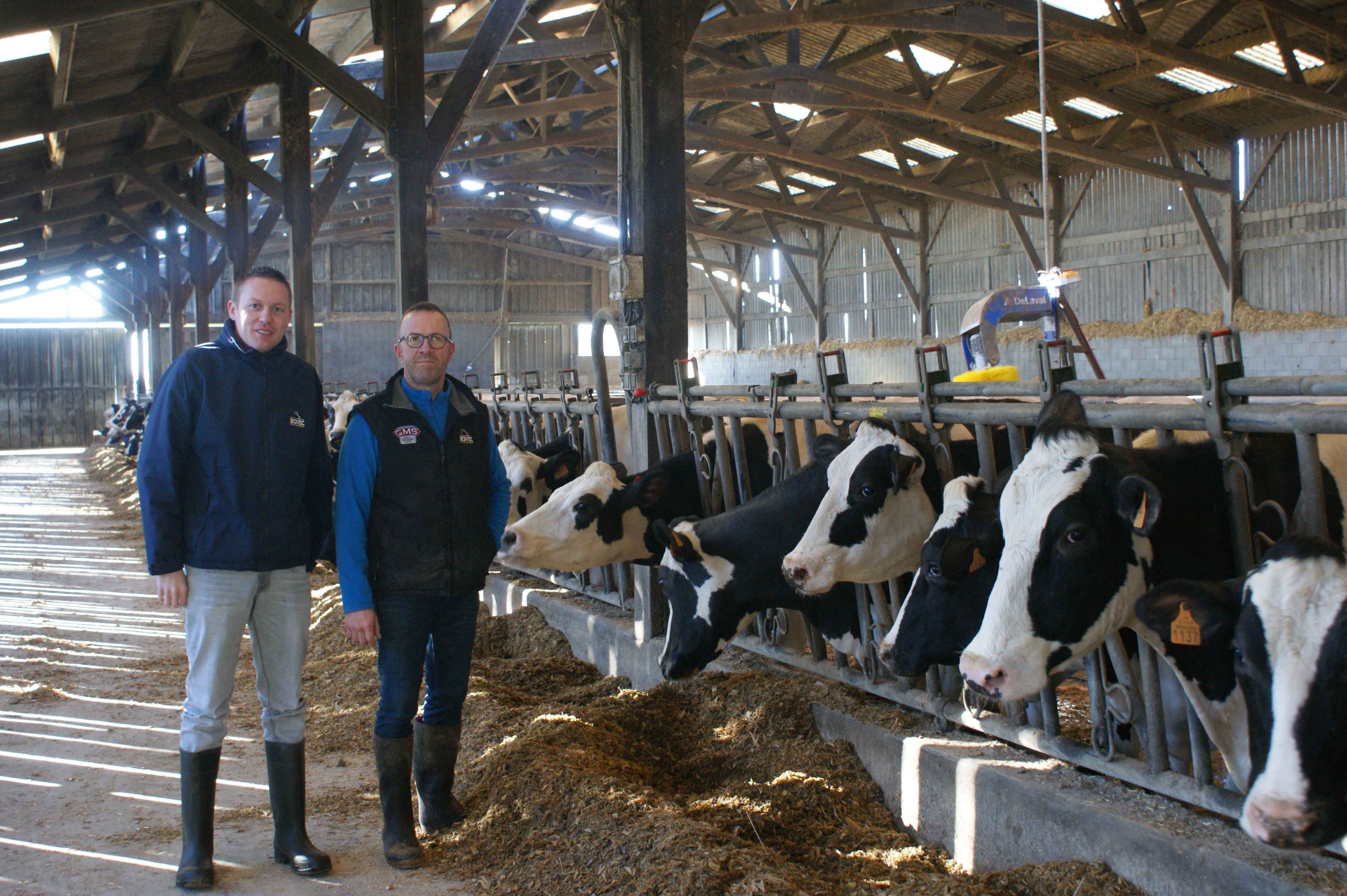 Denis Buan et son technicien BOVEC, Pierre-Marie Scardin 