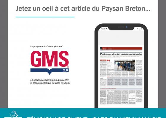 Article GAEC du Vieux Manoir - Paysan Breton Mars 2022 